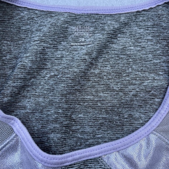 Justice Active Girls Training Sports Bras Set Of 2 Size 28 Mint Green & Purple - Picture 6 of 7